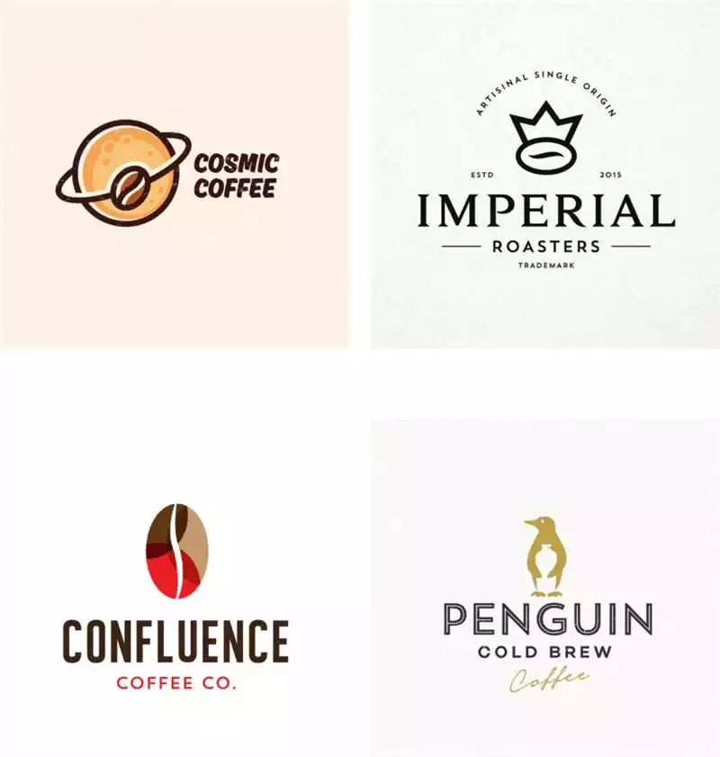 Примеры Логотипов Кофеен