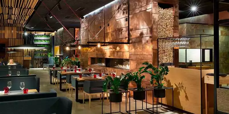 Топ-5 стилей и трендов в дизайне стен ресторана